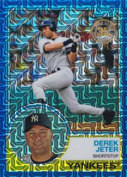 2018 Topps - 1983 Topps Baseball 35th Anniversary Chrome Silver Pack Blue Refractor #1 Derek Jeter Front