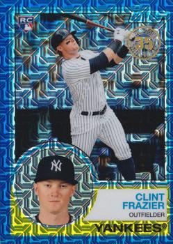 2018 Topps - 1983 Topps Baseball 35th Anniversary Chrome Silver Pack Blue Refractor #19 Clint Frazier Front