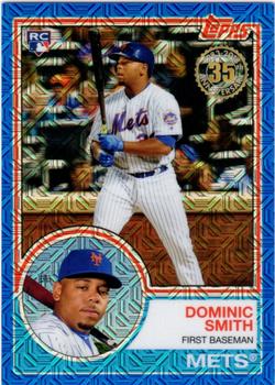 2018 Topps - 1983 Topps Baseball 35th Anniversary Chrome Silver Pack Blue Refractor #36 Dominic Smith Front