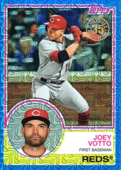 2018 Topps - 1983 Topps Baseball 35th Anniversary Chrome Silver Pack Blue Refractor #42 Joey Votto Front