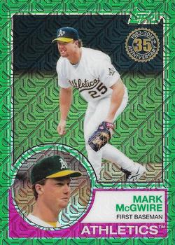2018 Topps - 1983 Topps Baseball 35th Anniversary Chrome Silver Pack Green Refractor #5 Mark McGwire Front