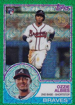 2018 Topps - 1983 Topps Baseball 35th Anniversary Chrome Silver Pack Green Refractor #26 Ozzie Albies Front