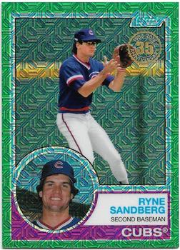 2018 Topps - 1983 Topps Baseball 35th Anniversary Chrome Silver Pack Green Refractor #43 Ryne Sandberg Front