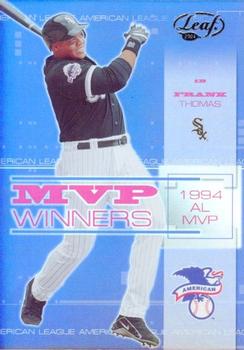 2004 Leaf - MVP Winners Gold #MW-15 Frank Thomas Front