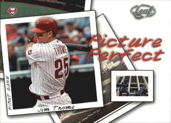 2004 Leaf - Picture Perfect #PP-10 Jim Thome Front