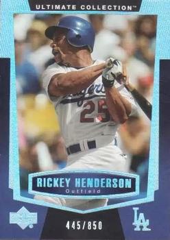 2003 Upper Deck Ultimate Collection #22 Rickey Henderson Front