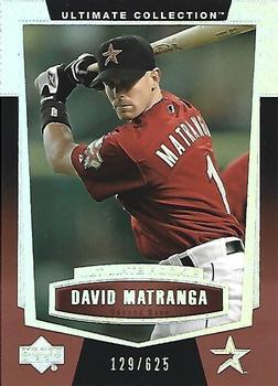 2003 Upper Deck Ultimate Collection #107 Dave Matranga Front