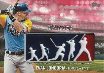 2018 Topps - Players Weekend Patch Red #PWP-EL Evan Longoria Front