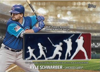 2018 Topps - Players Weekend Patch Gold #PWP-KC Kyle Schwarber Front