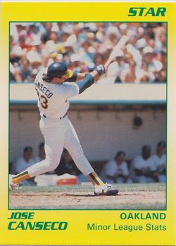1990 Star Jose Canseco (Yellow) #2 Jose Canseco Front