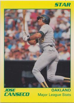 1990 Star Jose Canseco (Yellow) #3 Jose Canseco Front