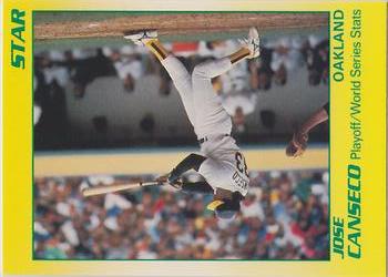 1990 Star Jose Canseco (Yellow) #5 Jose Canseco Front