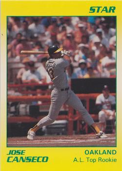1990 Star Jose Canseco (Yellow) #6 Jose Canseco Front
