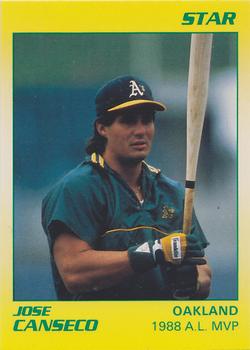 1990 Star Jose Canseco (Yellow) #7 Jose Canseco Front