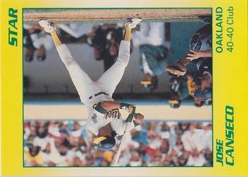 1990 Star Jose Canseco (Yellow) #8 Jose Canseco Front