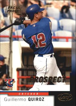 2004 Leaf - Press Proofs Gold #222 Guillermo Quiroz Front
