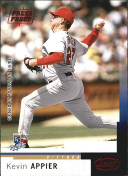 2004 Leaf - Press Proofs Red #4 Kevin Appier Front