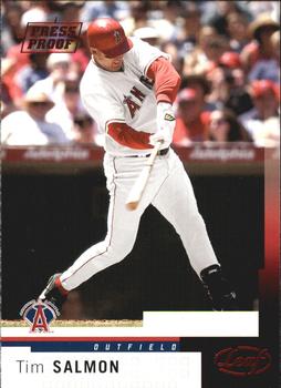 2004 Leaf - Press Proofs Red #5 Tim Salmon Front