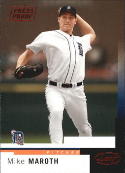 2004 Leaf - Press Proofs Red #33 Mike Maroth Front