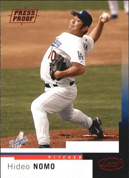 2004 Leaf - Press Proofs Red #145 Hideo Nomo Front