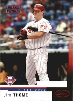 2004 Leaf - Press Proofs Red #172 Jim Thome Front