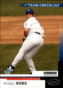 2004 Leaf - Second Edition #293 Hideo Nomo Front
