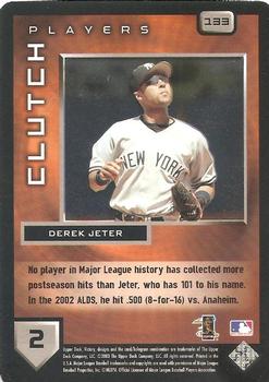 2003 Upper Deck Victory #133 Derek Jeter Back