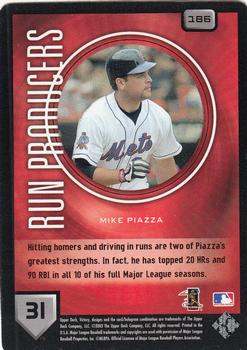 2003 Upper Deck Victory #186 Mike Piazza Back