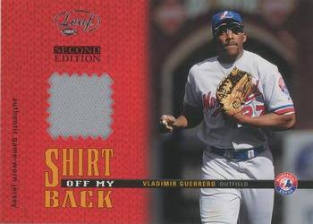 2004 Leaf - Shirt Off My Back Second Edition #SOMB-17 Vladimir Guerrero Front