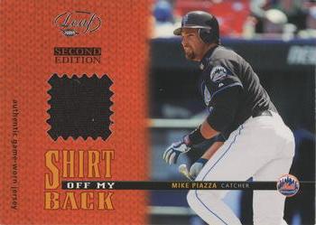2004 Leaf - Shirt Off My Back Second Edition #SOMB-19 Mike Piazza Front