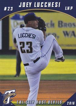 2016 Grandstand Tri-City Dust Devils #NNO Joey Lucchesi Front