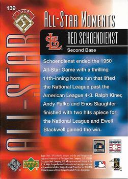 2004 SP Authentic - Silver #139 Red Schoendienst Back