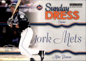2004 Leaf - Sunday Dress Second Edition #SD-3 Mike Piazza Front
