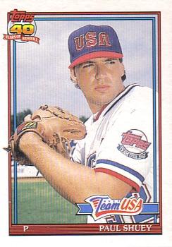 1991 Topps Traded #108T Paul Shuey Front