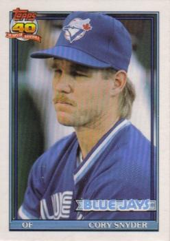 1991 Topps Traded #111T Cory Snyder Front