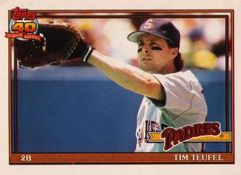 1991 Topps Traded #120T Tim Teufel Front