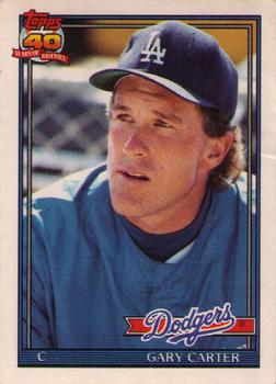 1991 Topps Traded #19T Gary Carter Front