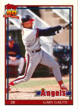 1991 Topps Traded #44T Gary Gaetti Front