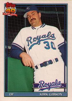 1991 Topps Traded #46T Kirk Gibson Front