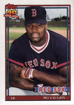 1991 Topps Traded #123T Mo Vaughn Front