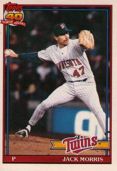 1991 Topps Traded #82T Jack Morris Front