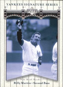 2003 Upper Deck Yankees Signature Series #6 Billy Martin Front