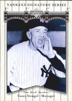2003 Upper Deck Yankees Signature Series #14 Casey Stengel Front