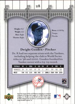 2003 Upper Deck Yankees Signature Series #28 Dwight Gooden Back