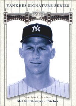 2003 Upper Deck Yankees Signature Series #58 Mel Stottlemyre Front