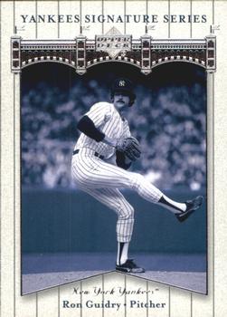 2003 Upper Deck Yankees Signature Series #73 Ron Guidry Front