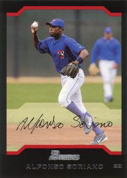 2004 Bowman #10 Alfonso Soriano Front