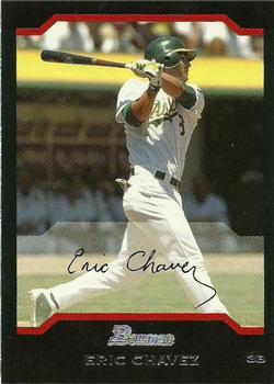 2004 Bowman #71 Eric Chavez Front