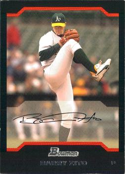 2004 Bowman #84 Barry Zito Front
