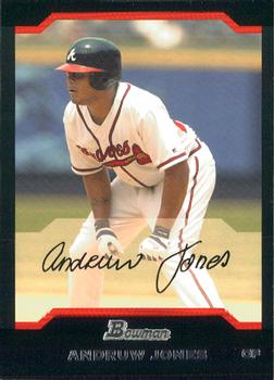2004 Bowman #89 Andruw Jones Front